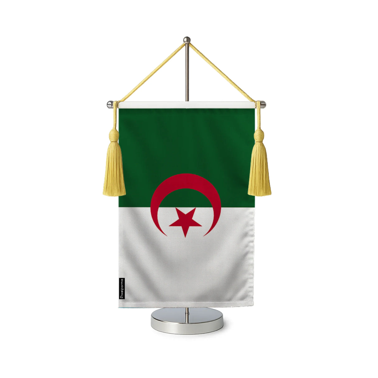 Fanion table drapeau algérie en polyester