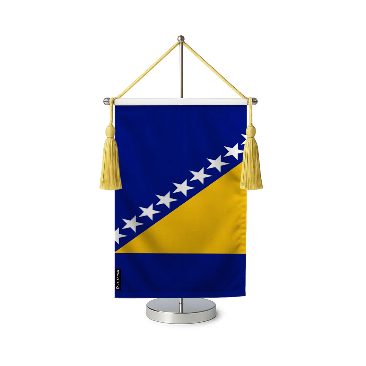 Fanion table drapeau bosnie-herzégovine en polyester
