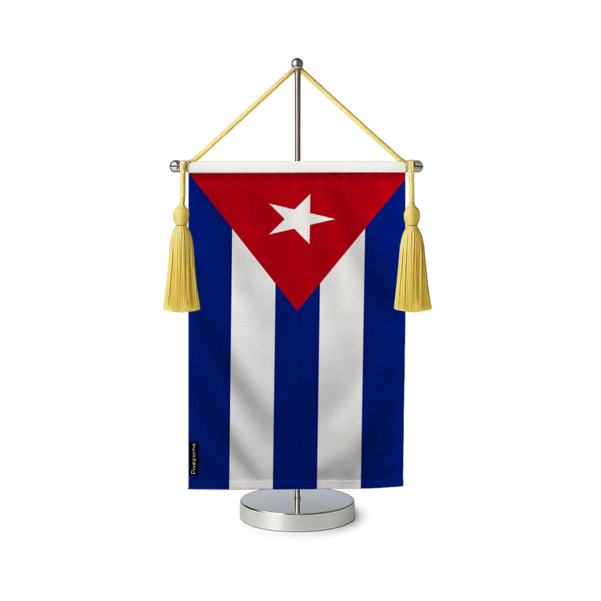 Fanion table drapeau cuba en polyester