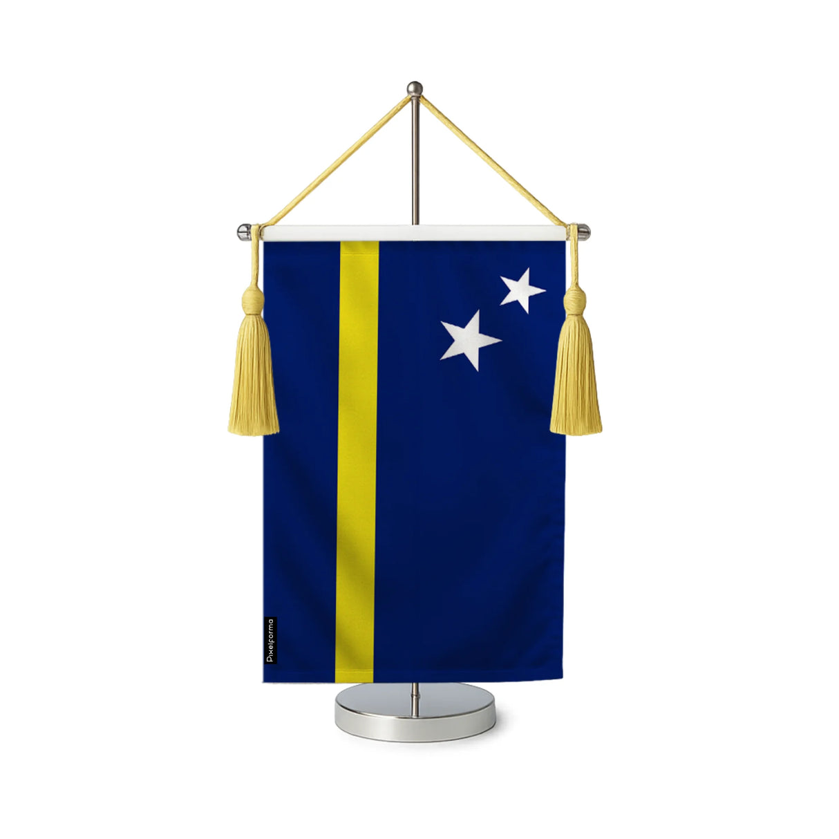 Fanion table drapeau curaçao en polyester