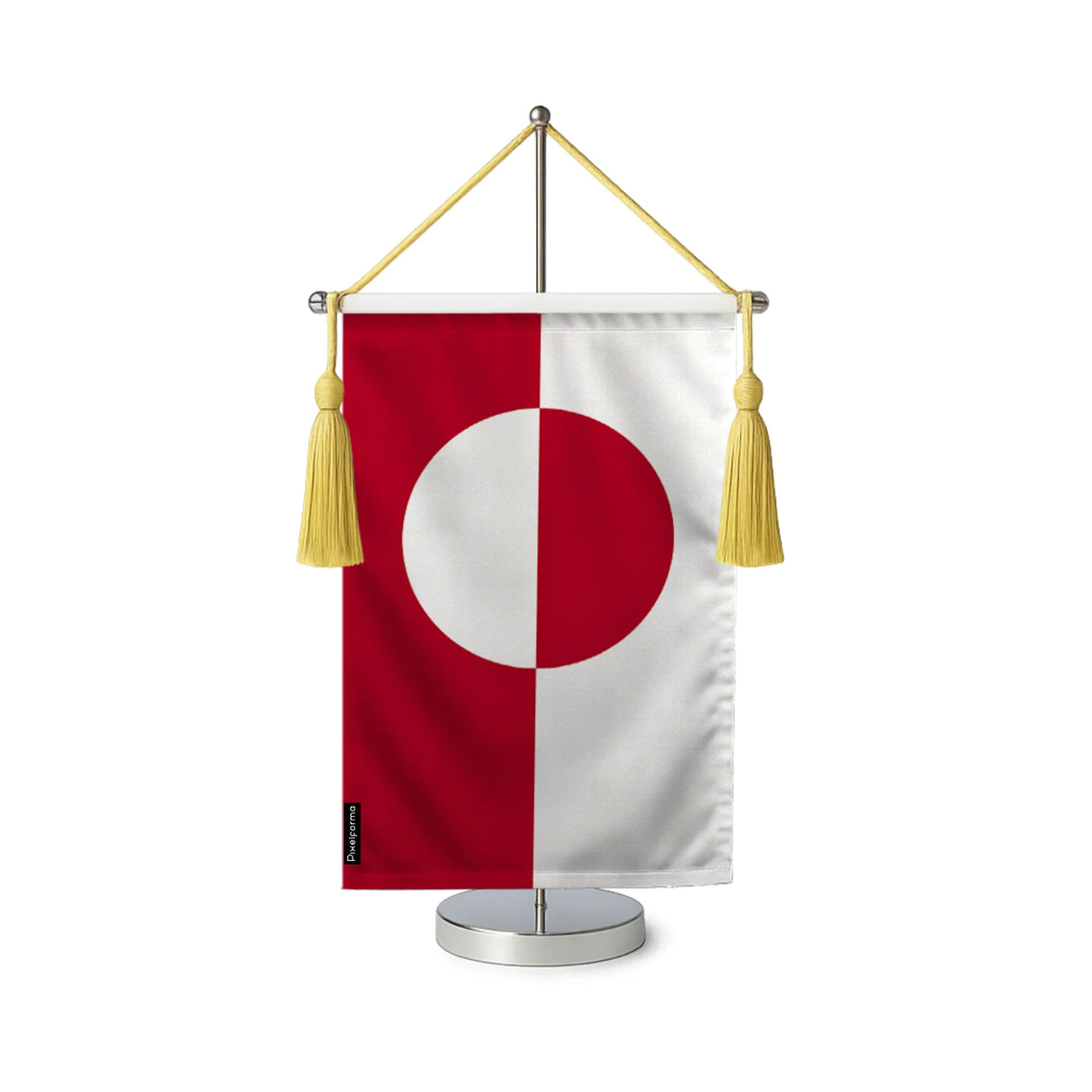 Fanion table drapeau groenland en polyester