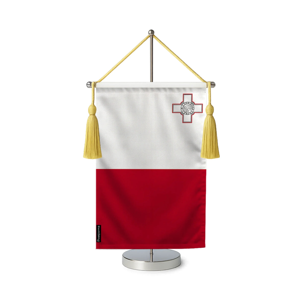 Fanion table drapeau malte en polyester