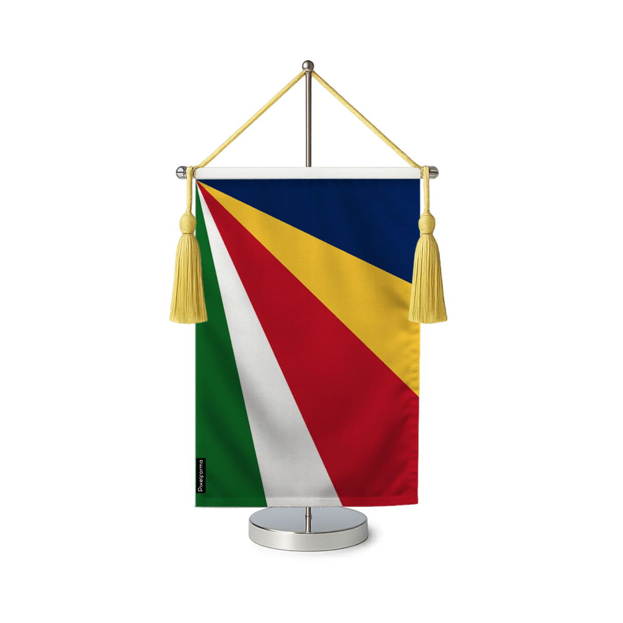 Fanion table drapeau seychelles en polyester