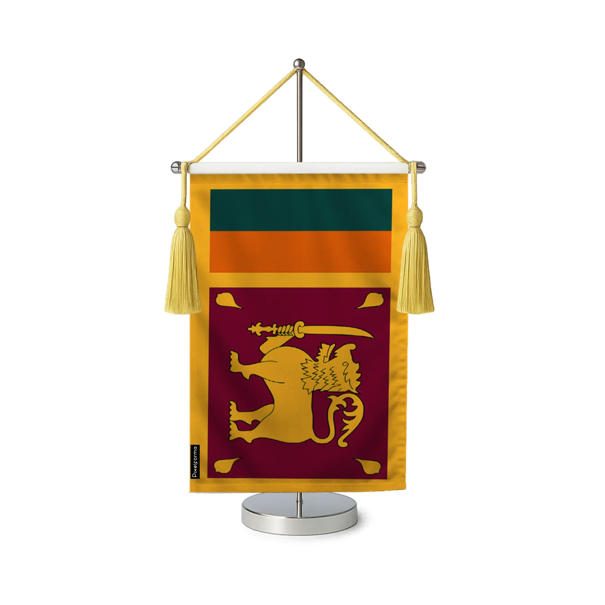 Fanion table drapeau sri lanka en polyester