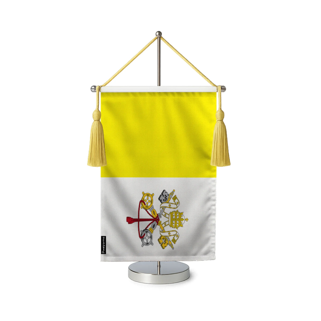 Fanion table drapeau vatican en polyester