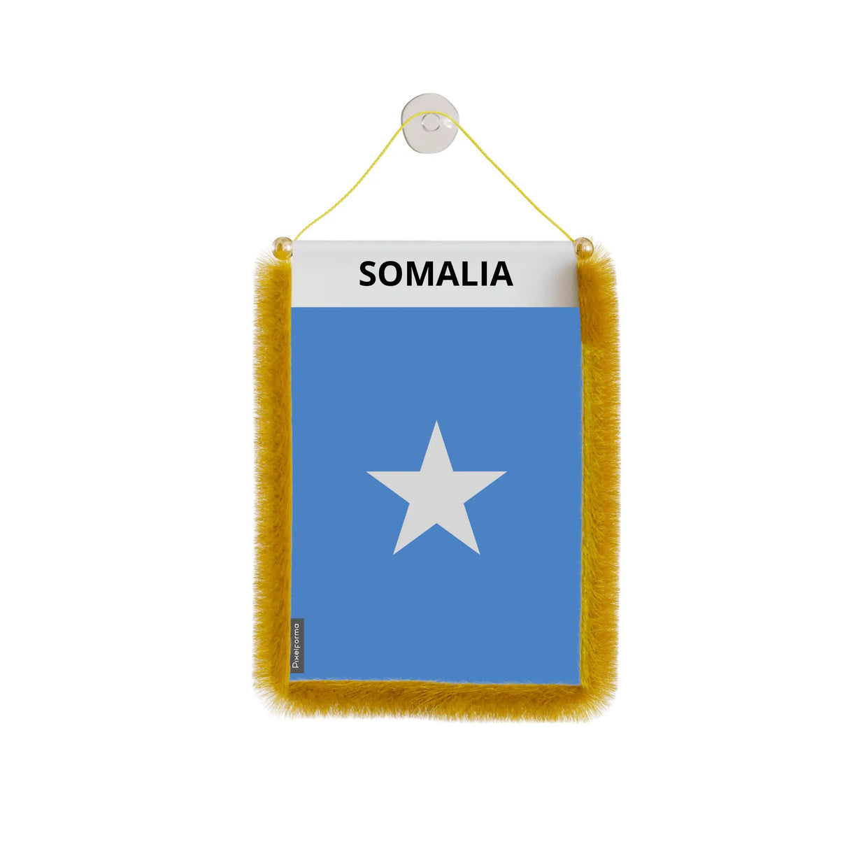 Fanion voiture drapeau somalie polyester à suspendre