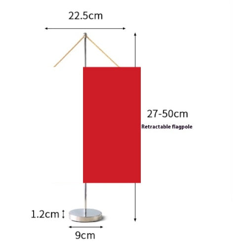 Fanion Table Drapeau Monaco en Polyester