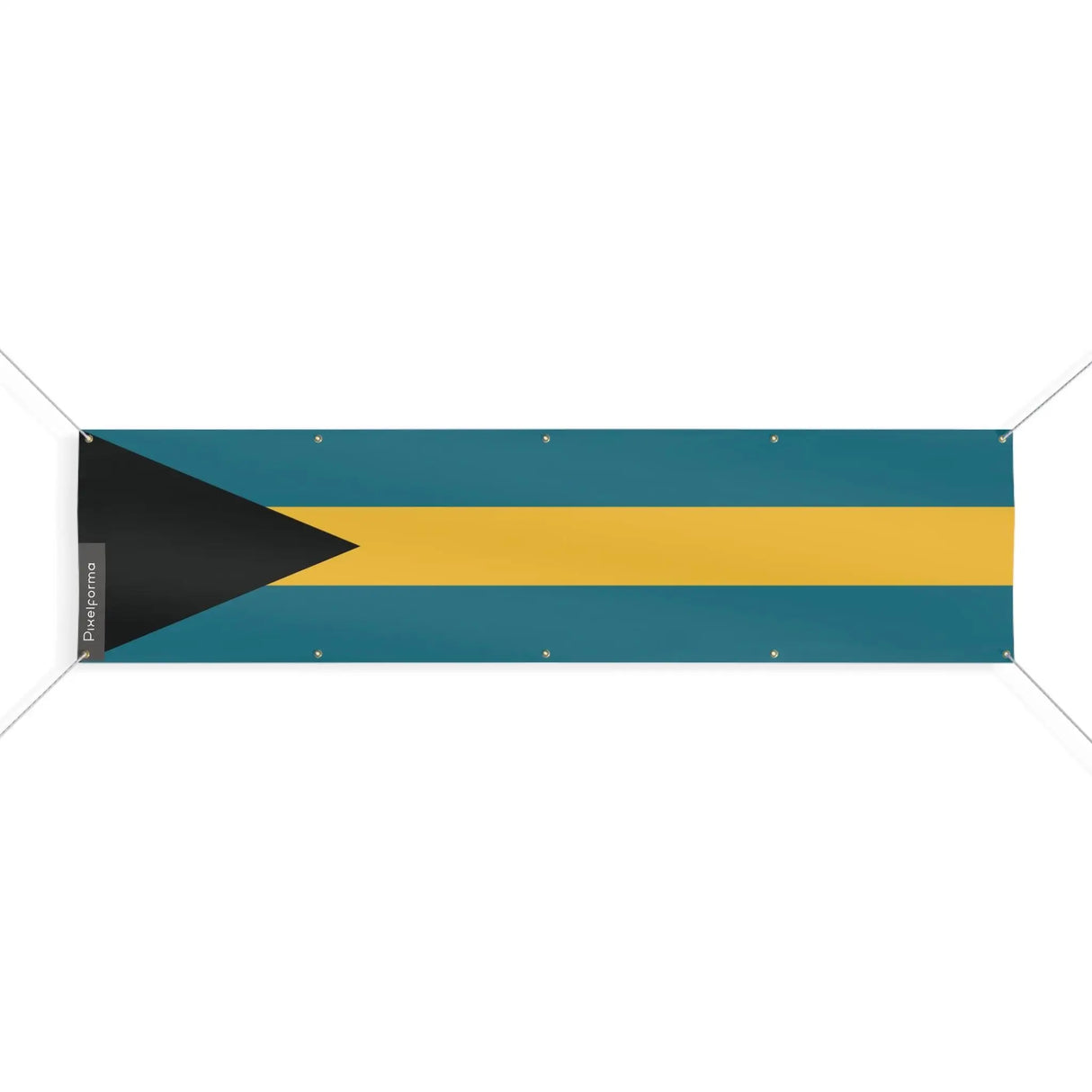 Grand drapeau bahamas polyester résistant dix œillets