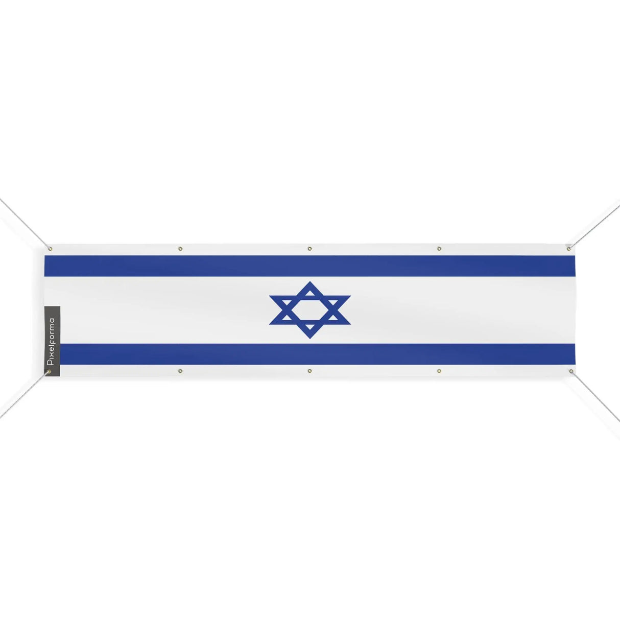 Grand drapeau israël polyester résistant aux intempéries