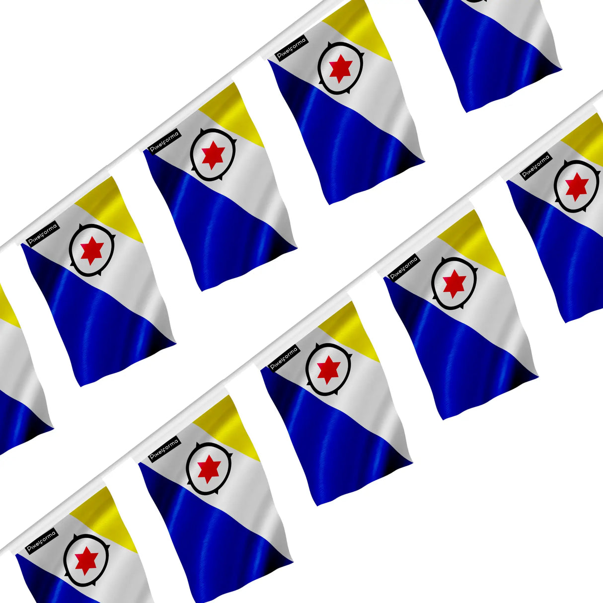 Guirlande drapeau bonaire polyester à accrocher festif