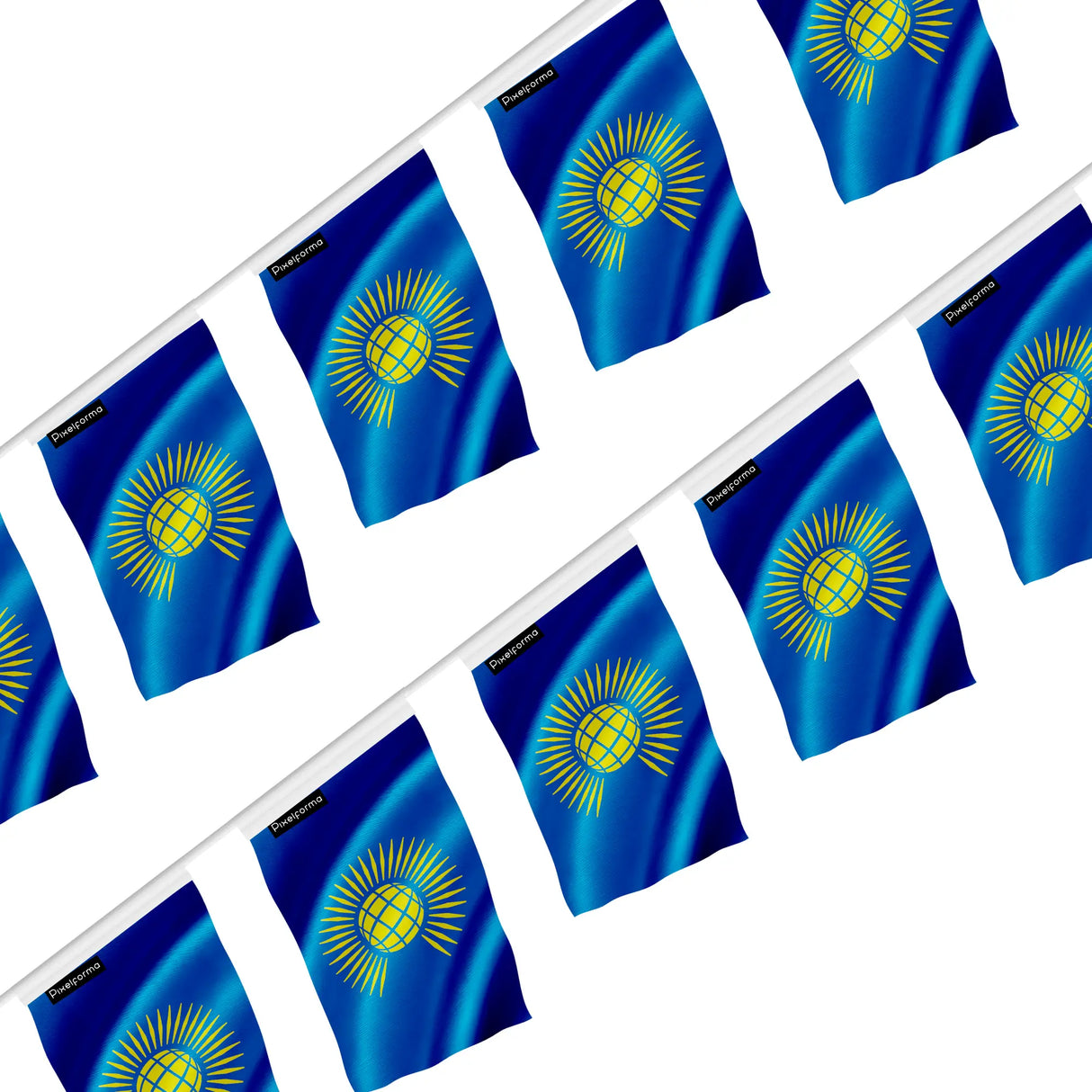 Guirlande drapeau commonwealth en polyester résistant