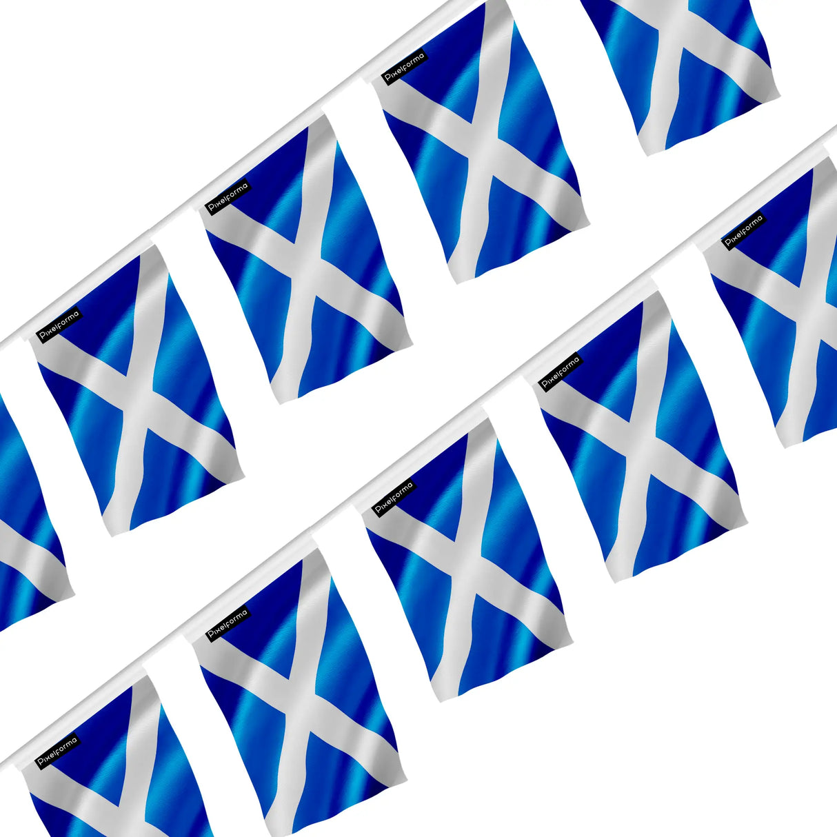 Guirlande drapeau écosse polyester à accrocher événement