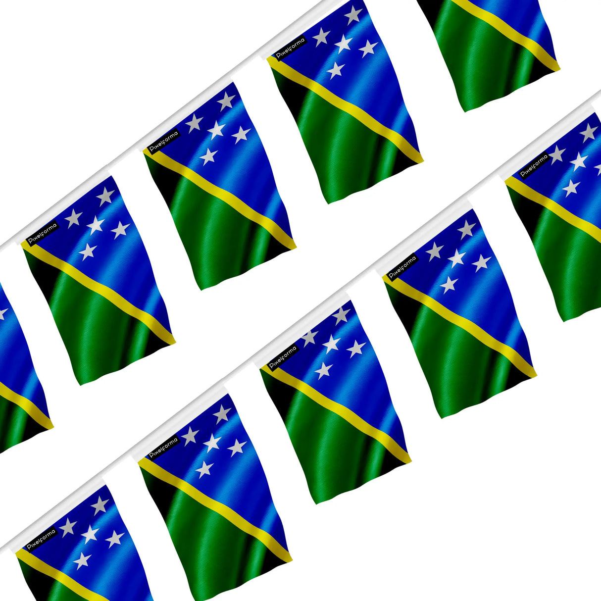 Guirlande drapeau salomon polyester à accrocher festive