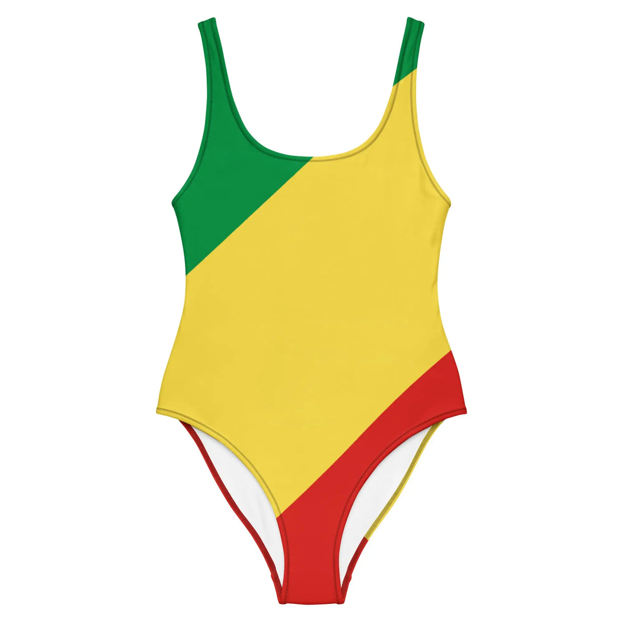 Maillot de bain congo encolure échancrée double couche