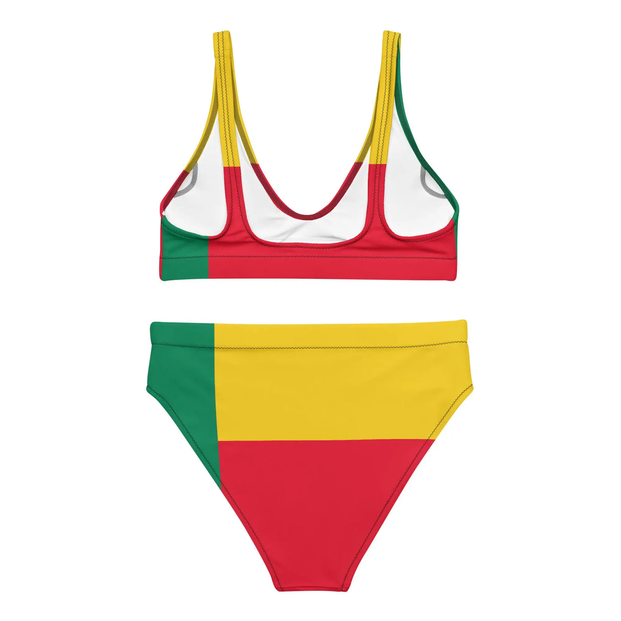 Maillot de bain drapeau bénin en polyester recyclé femme