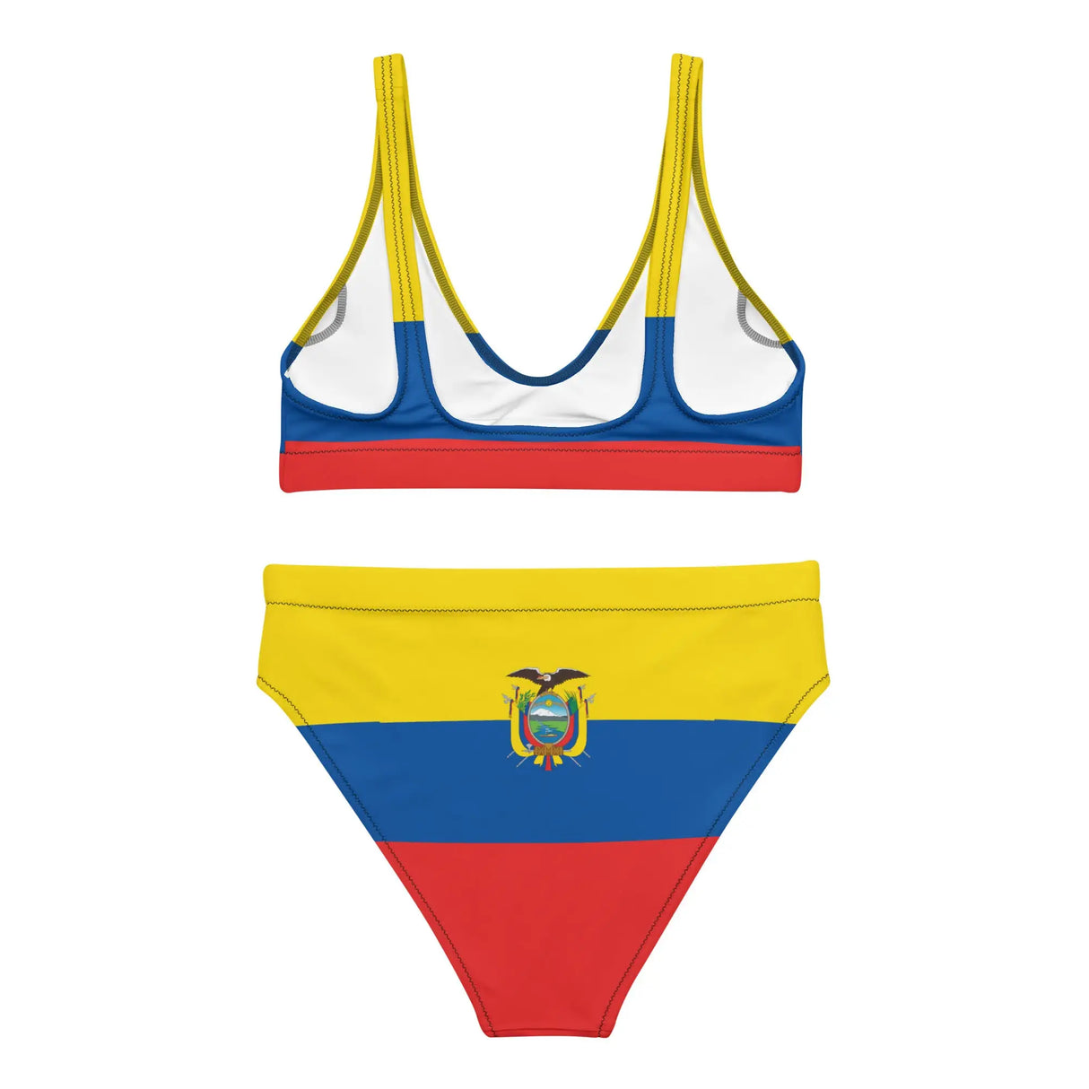 Maillot de bain drapeau équateur en polyester recyclé femme