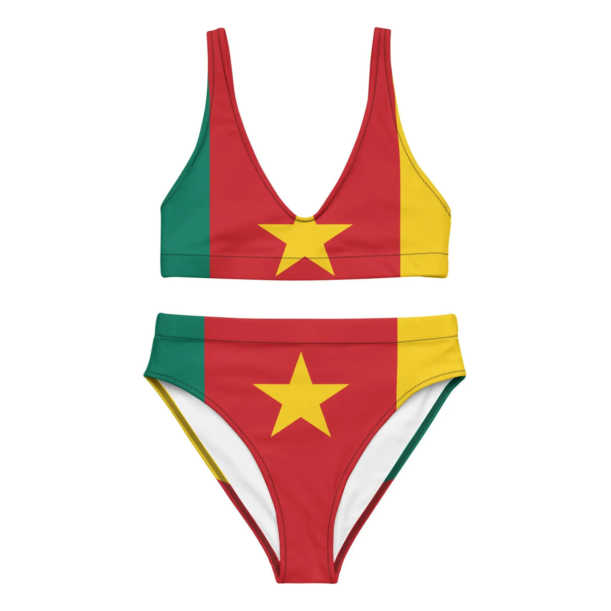 Maillot de bain femme cameroun polyester recyclé confort uv