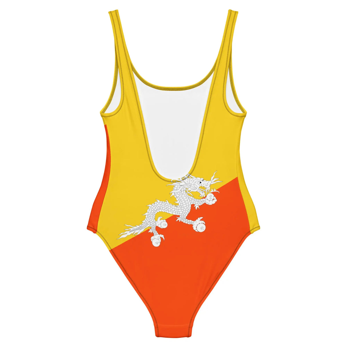 Maillot de bain femme drapeau bhoutan coupe brésilienne