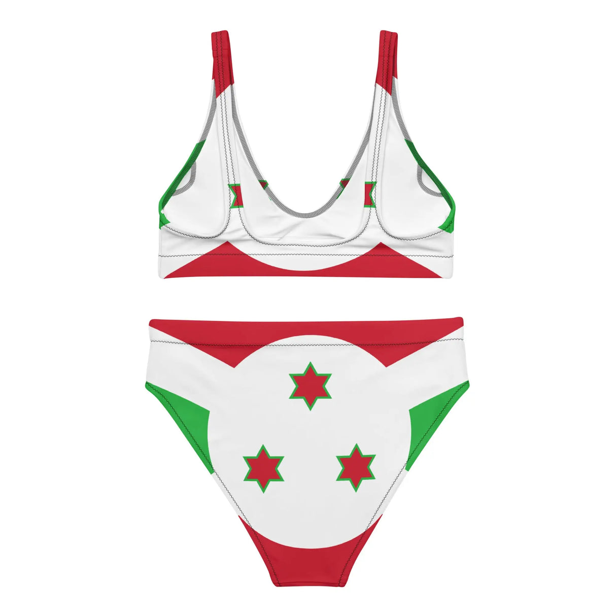 Maillot de bain femme drapeau burundi tissu confort uv