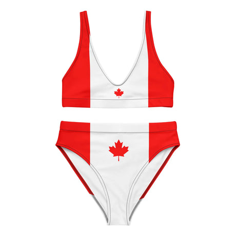 Maillot de bain femme drapeau canada confort protection uv