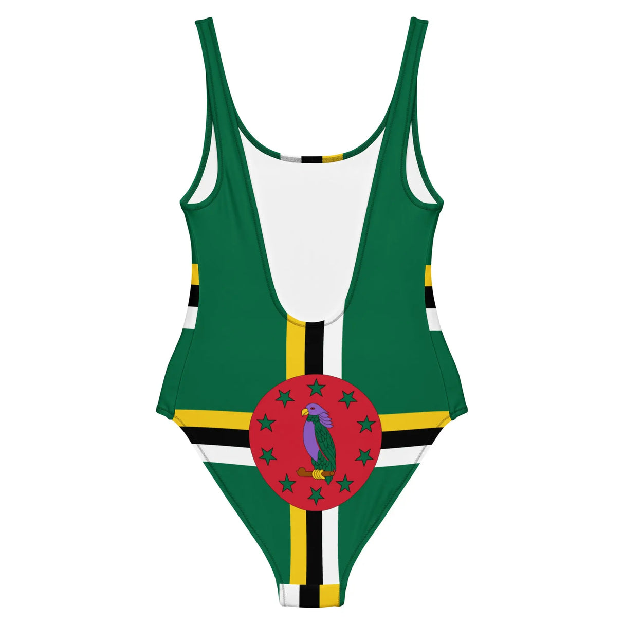 Maillot de bain femme drapeau dominique coupe brésilienne