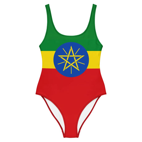 Maillot de bain femme drapeau éthiopie coupe brésilienne