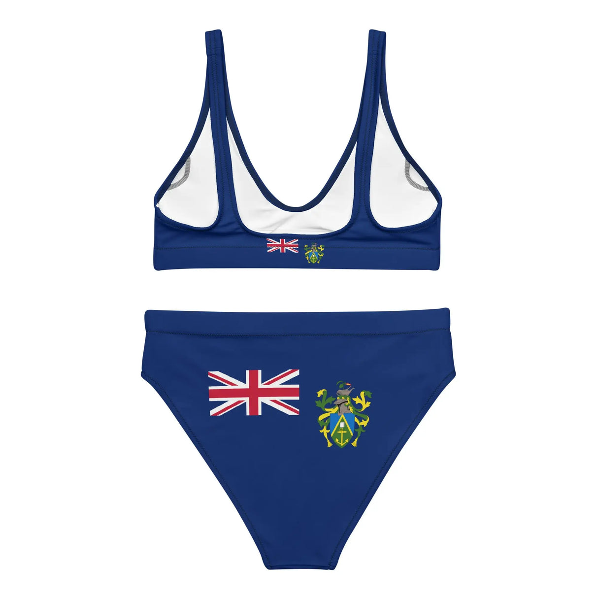 Maillot de bain femme drapeau îles pitcairn polyester recyclé