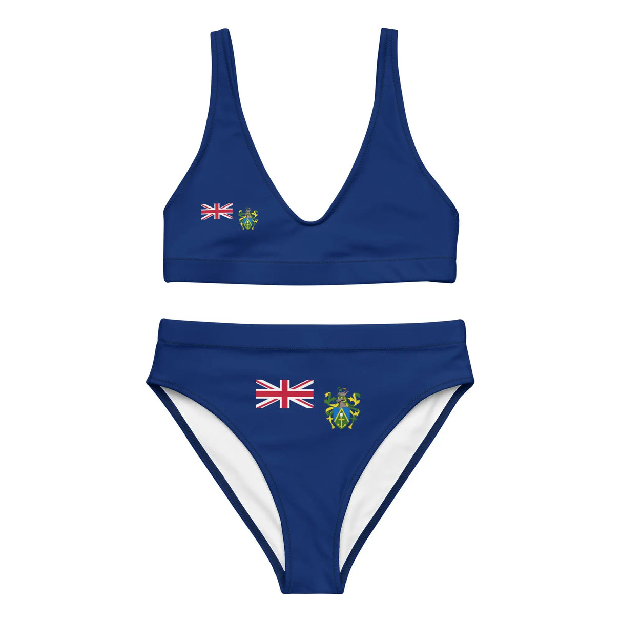 Maillot de bain femme drapeau îles pitcairn polyester recyclé