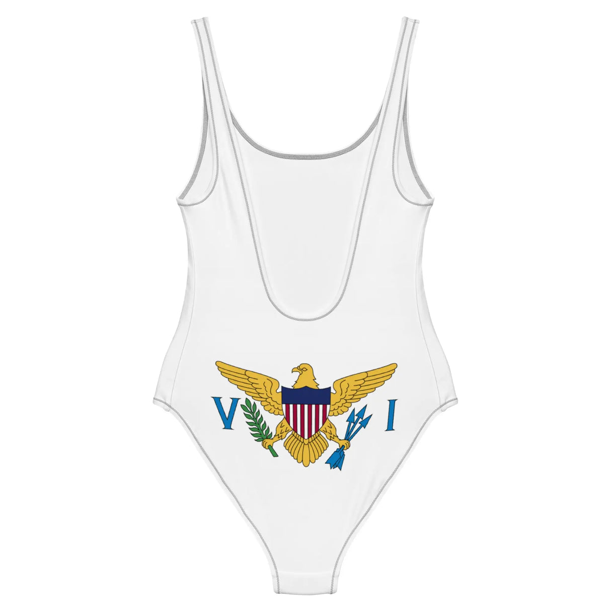 Maillot de bain femme drapeau îles vierges coupe brésilienne