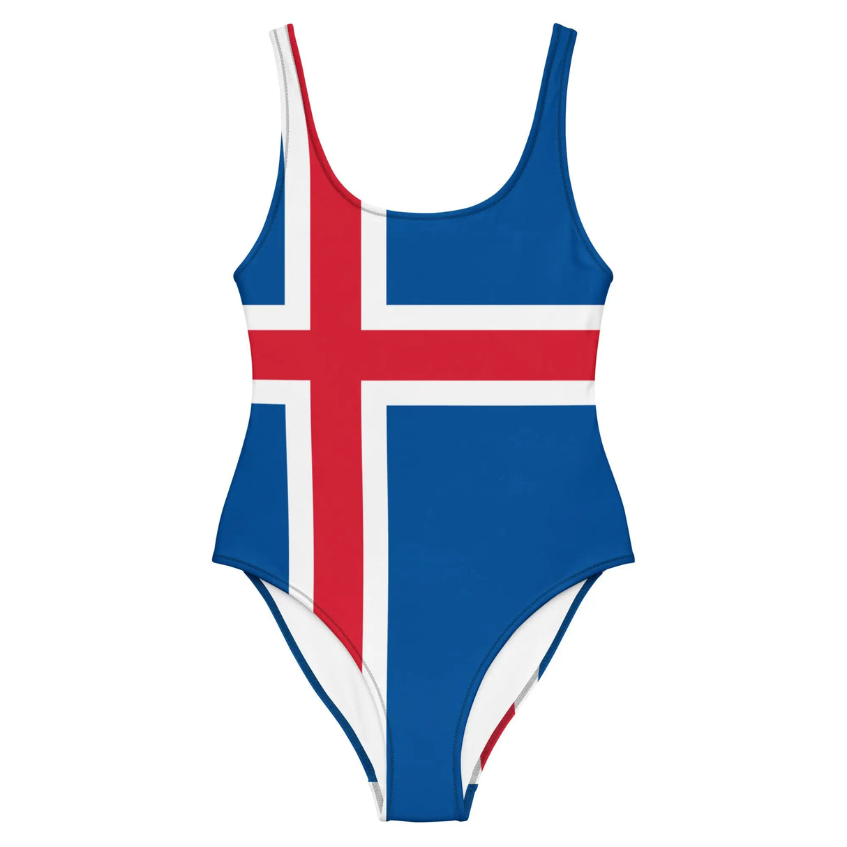 Maillot de bain femme drapeau islande coupe brésilienne