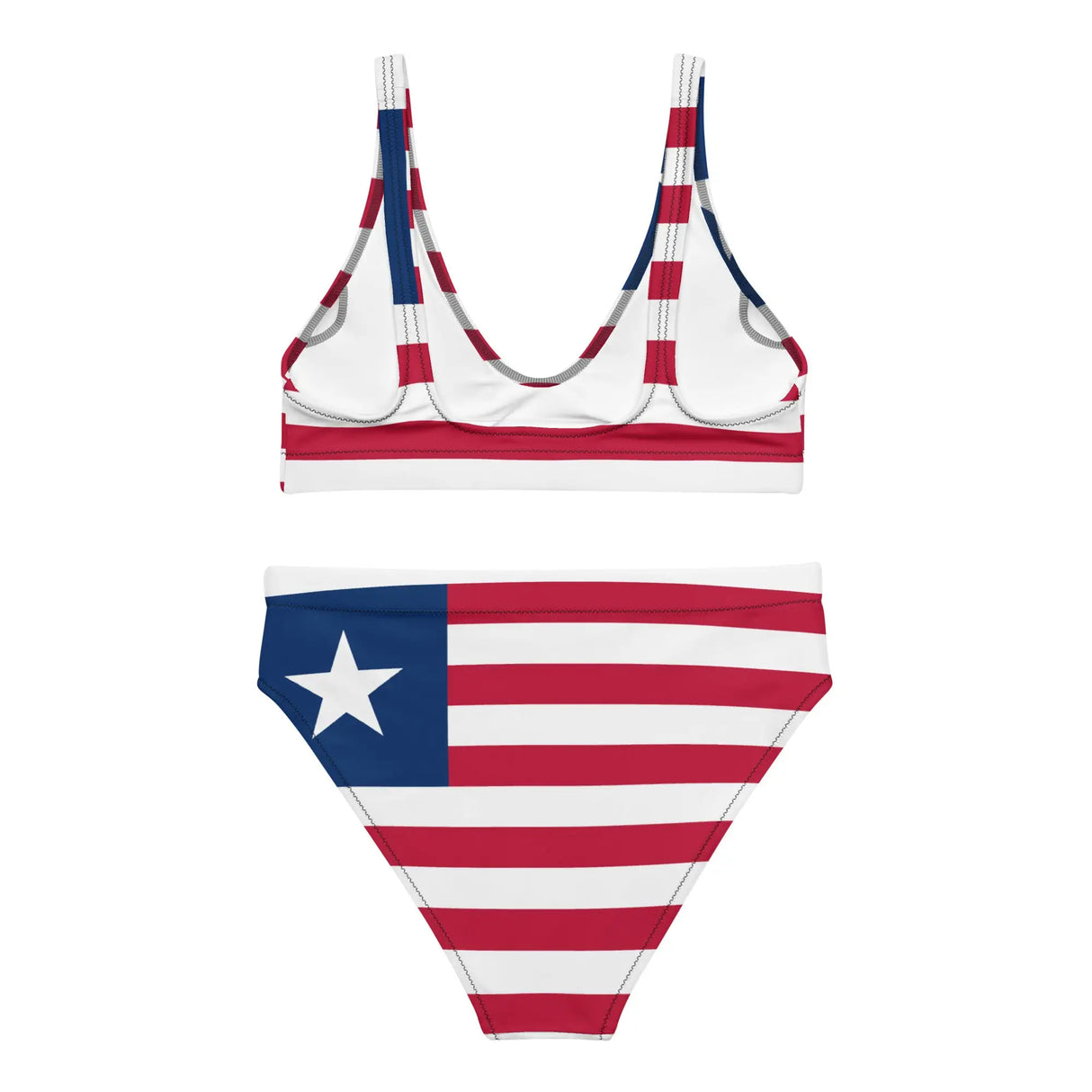 Maillot de bain femme drapeau liberia motif et confort uv