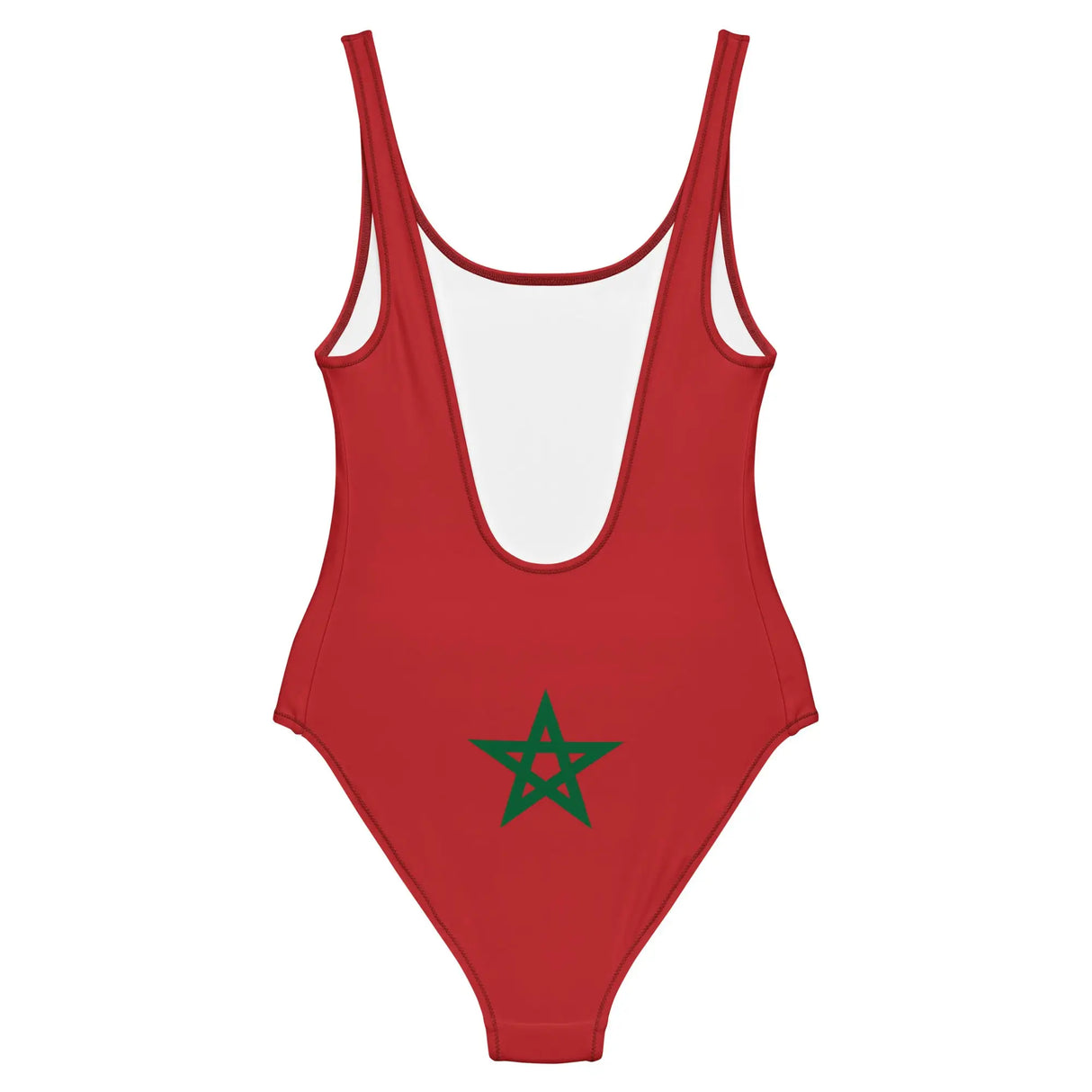 Maillot de bain femme drapeau maroc coupe brésilienne