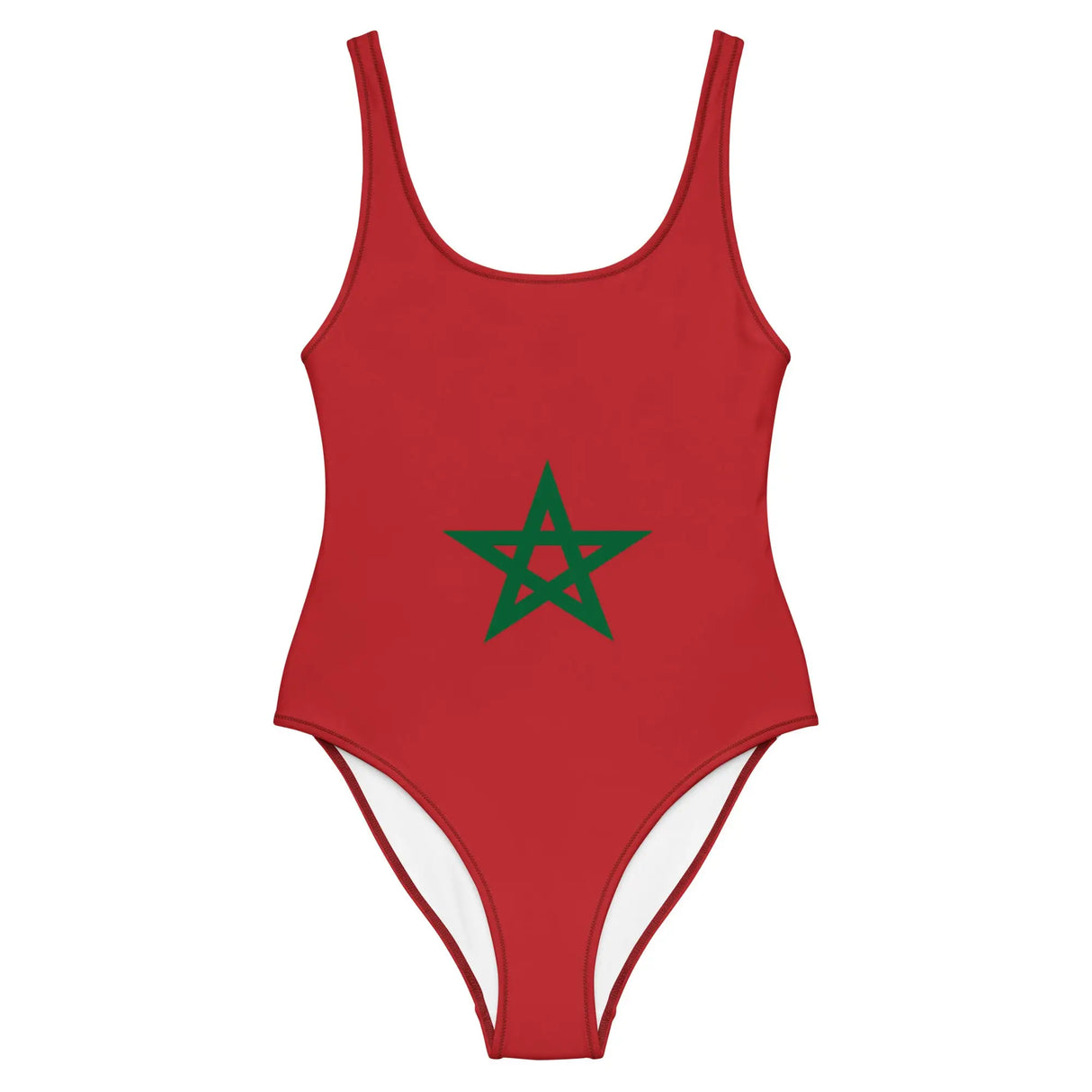 Maillot de bain femme drapeau maroc coupe brésilienne