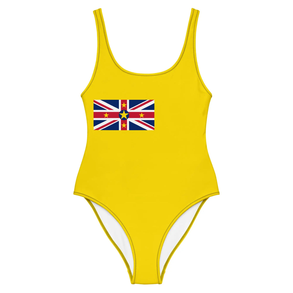 Maillot de bain femme drapeau niue coupe brésilienne élégant