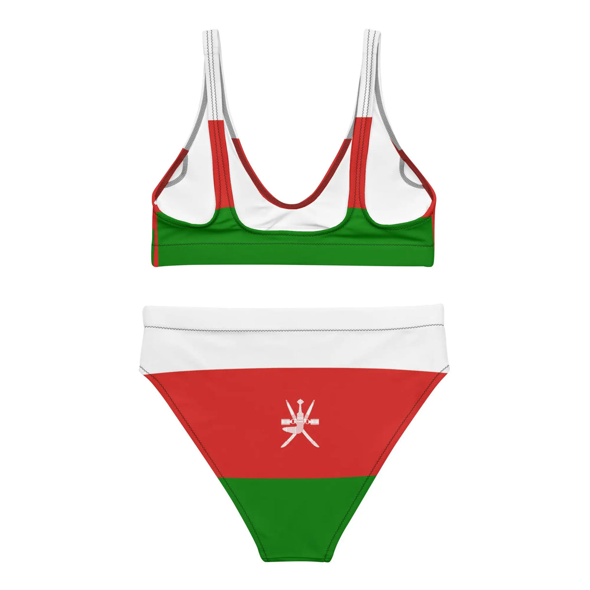 Maillot de bain femme drapeau oman polyester recyclé confortable