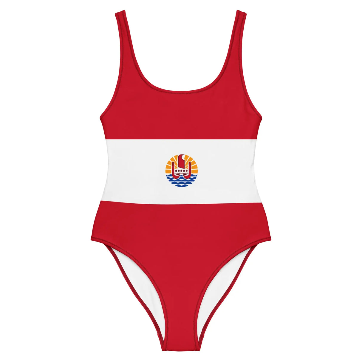 Maillot de bain femme drapeau polynésie coupe brésilienne