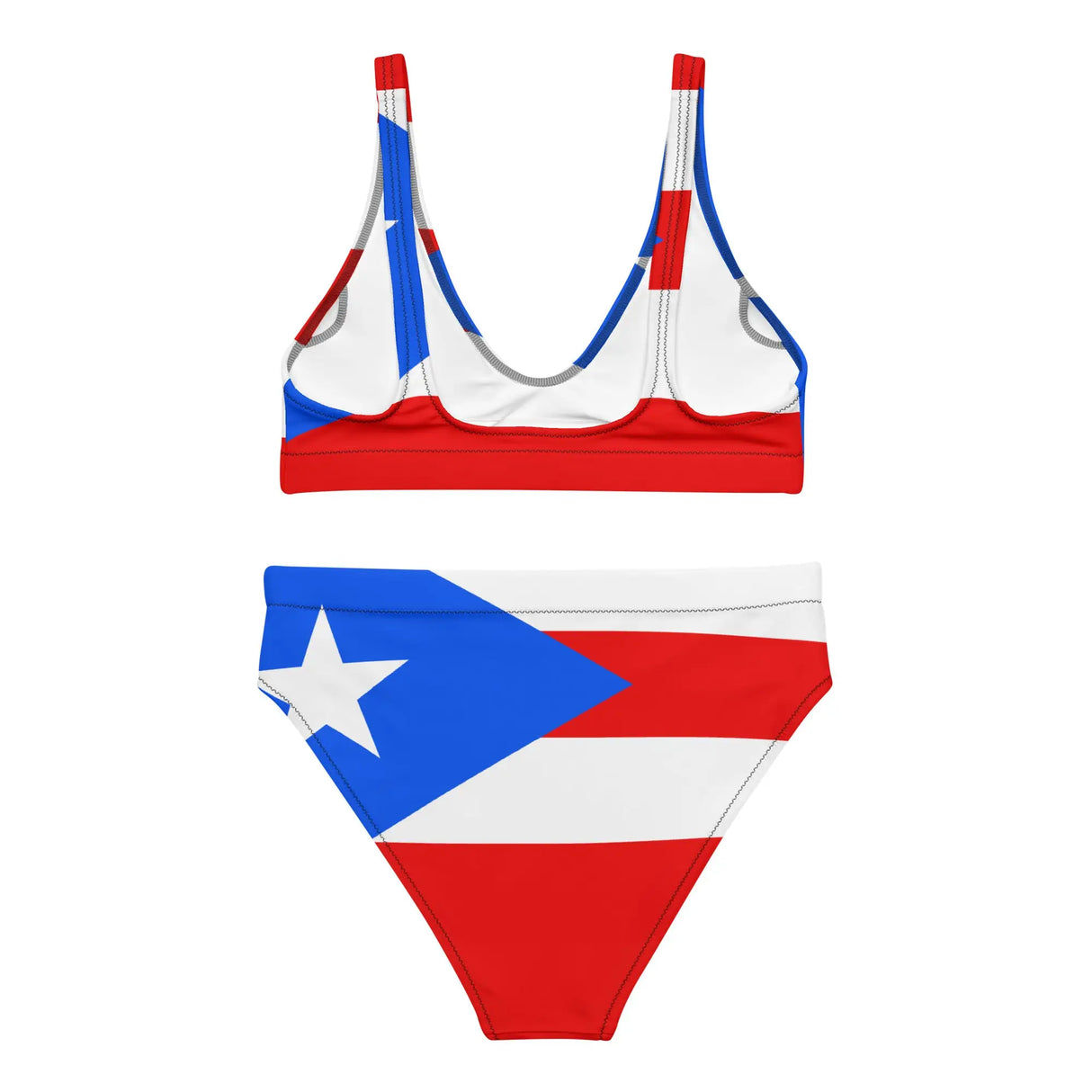 Maillot de bain femme drapeau porto rico motif moderne