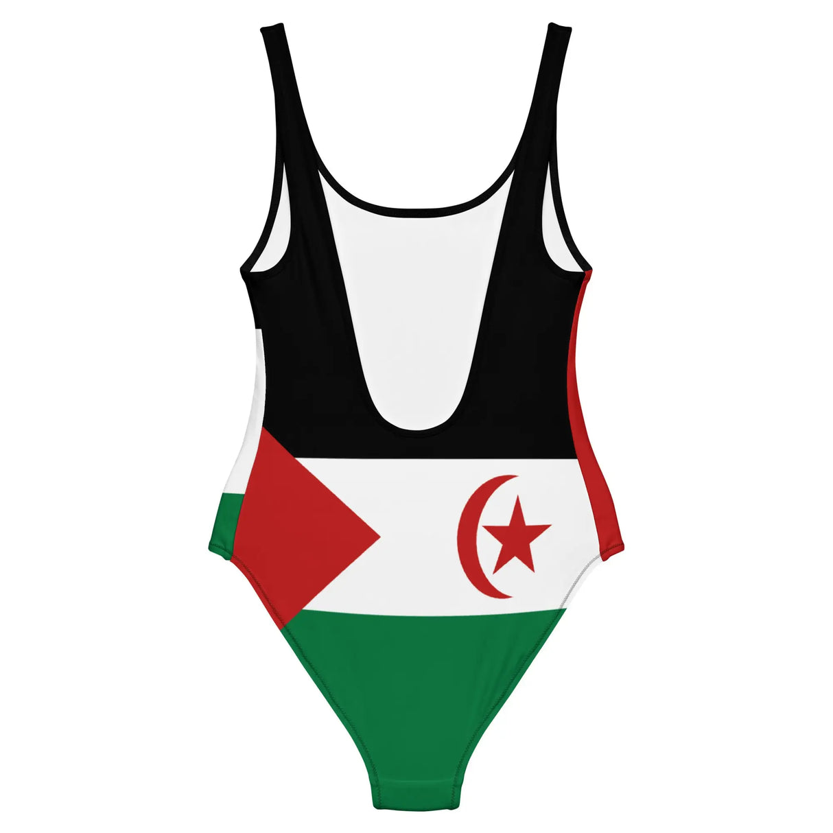 Maillot de bain femme drapeau sahara occidental coupe brésilienne