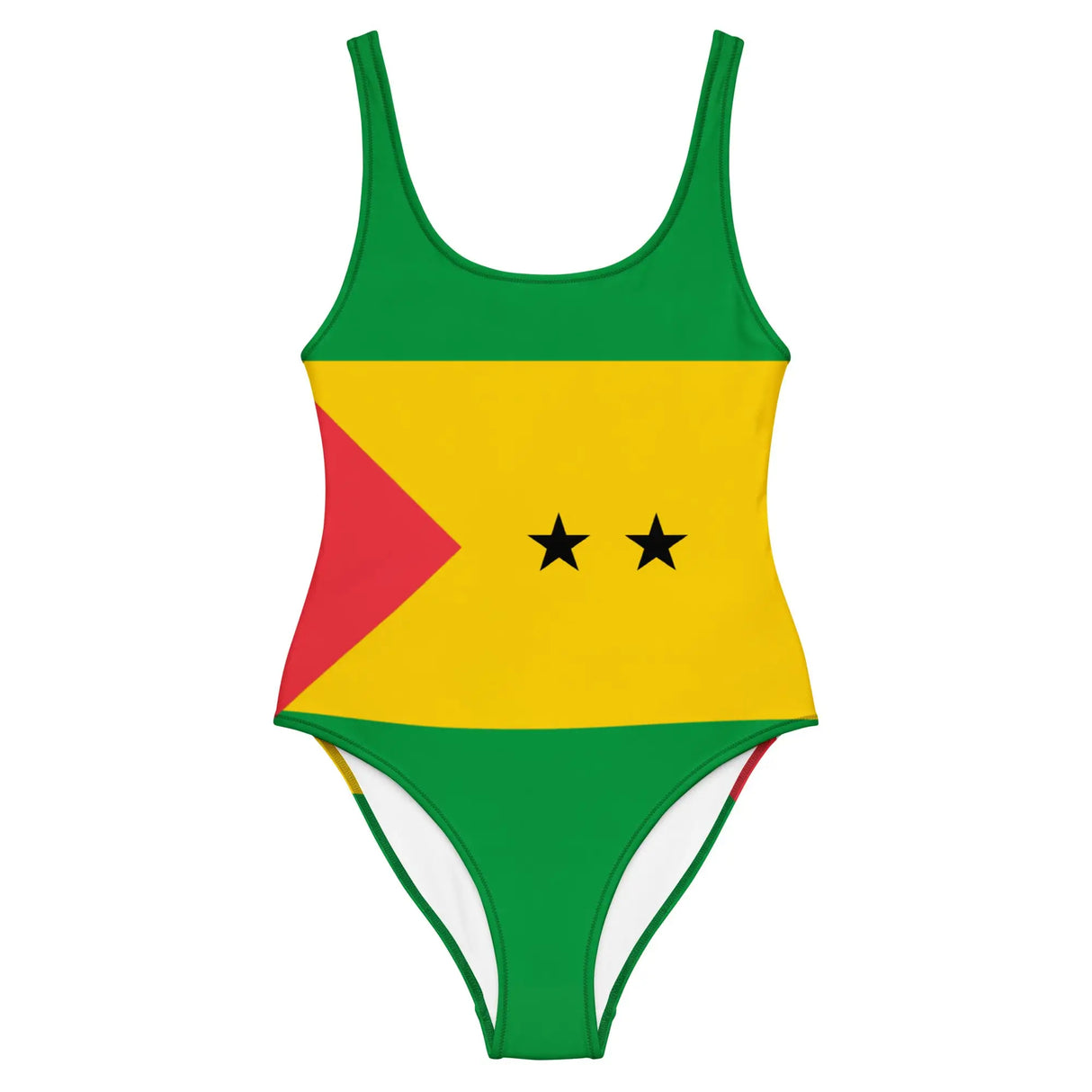 Maillot de bain femme drapeau sao tomé-et-principe coupe brésilienne