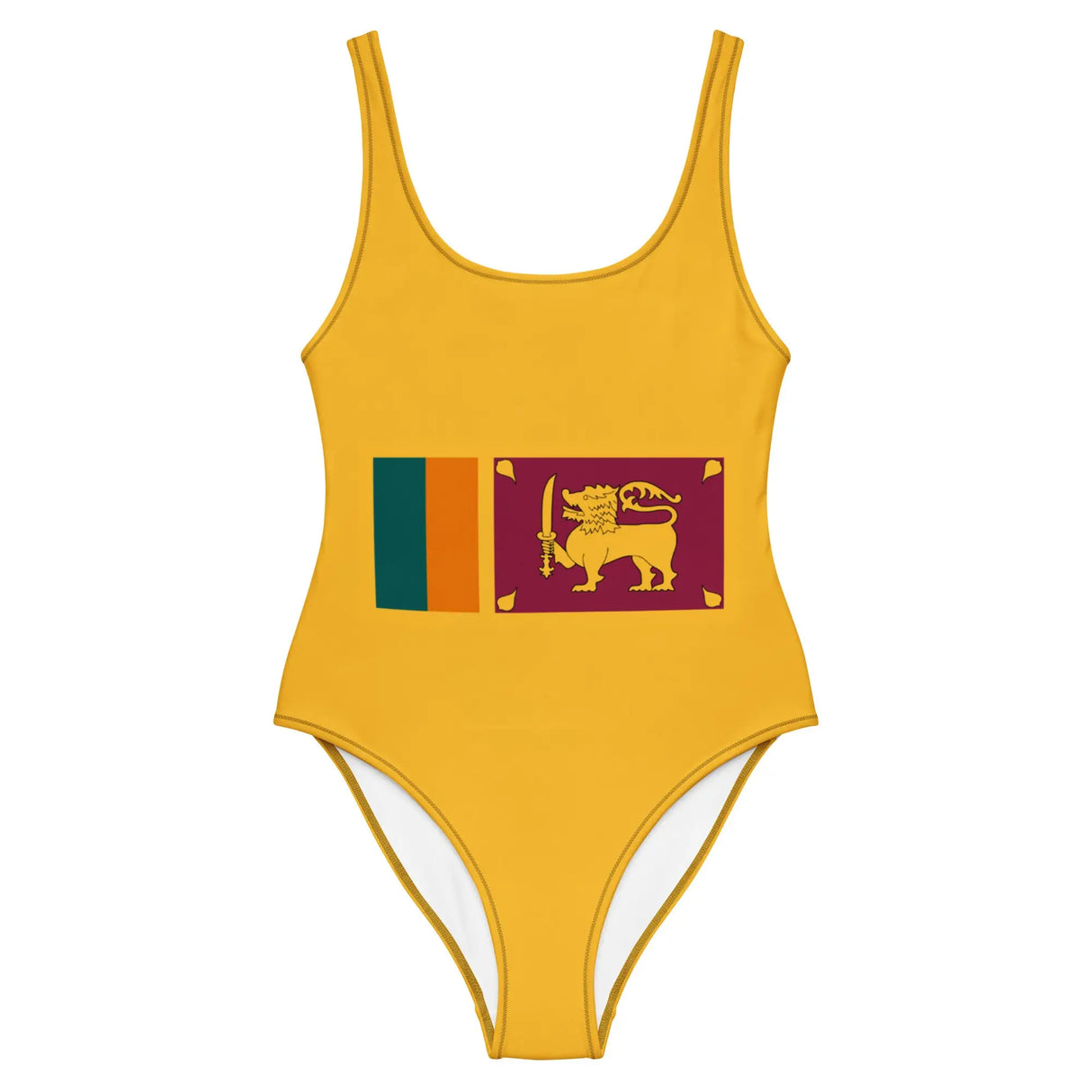 Maillot de bain femme drapeau sri lanka coupe brésilienne