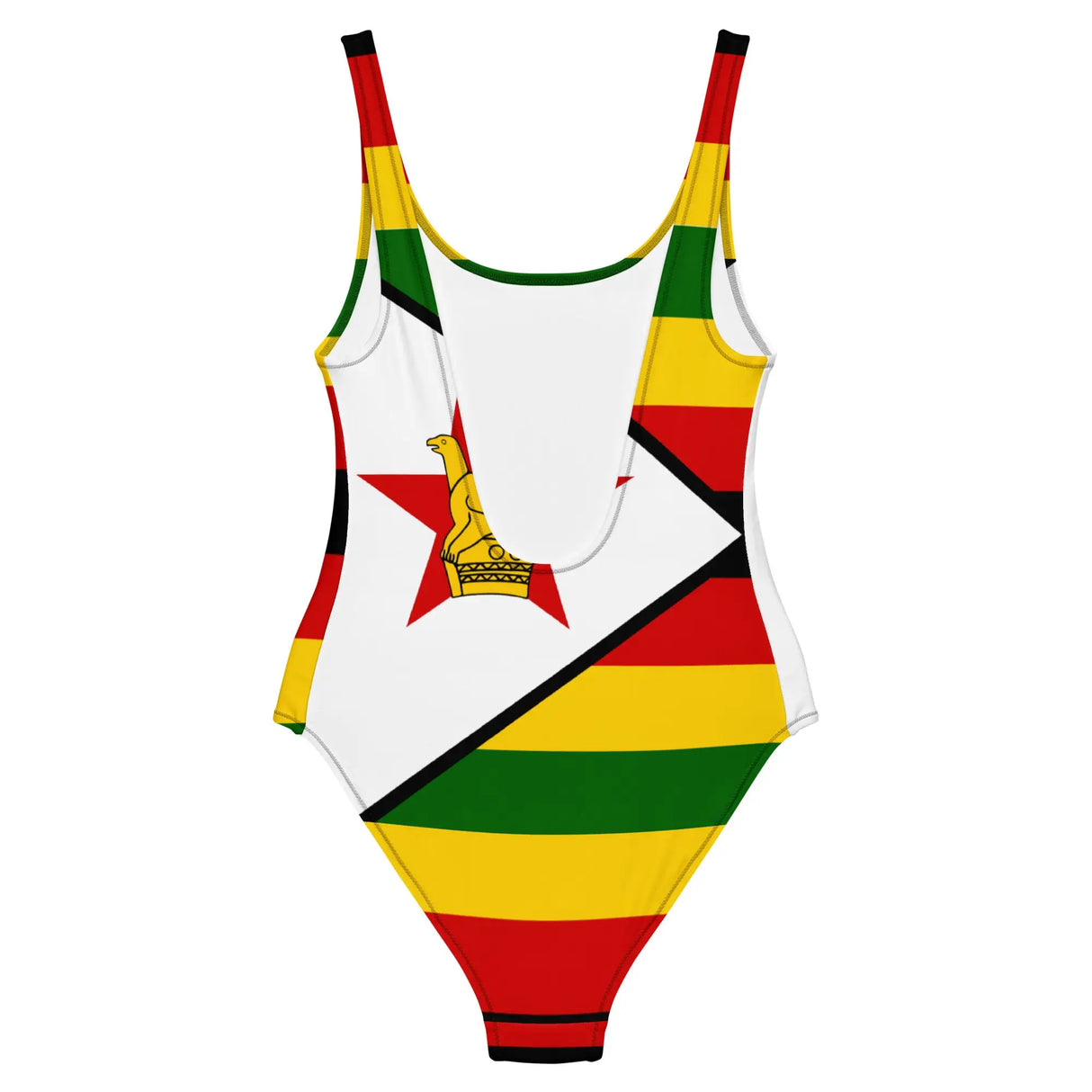 Maillot de bain femme drapeau zimbabwe coupe brésilienne