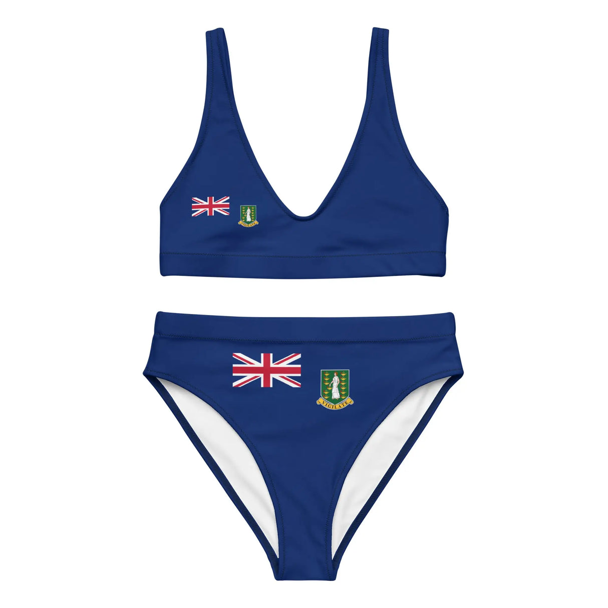 Maillot de bain femme îles vierges britanniques 2 pièces