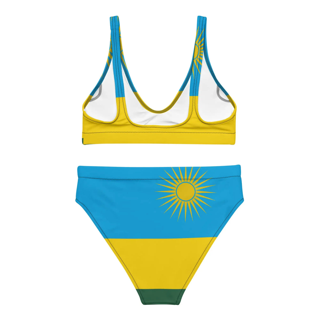 Maillot de bain femme rwanda polyester recyclé uv