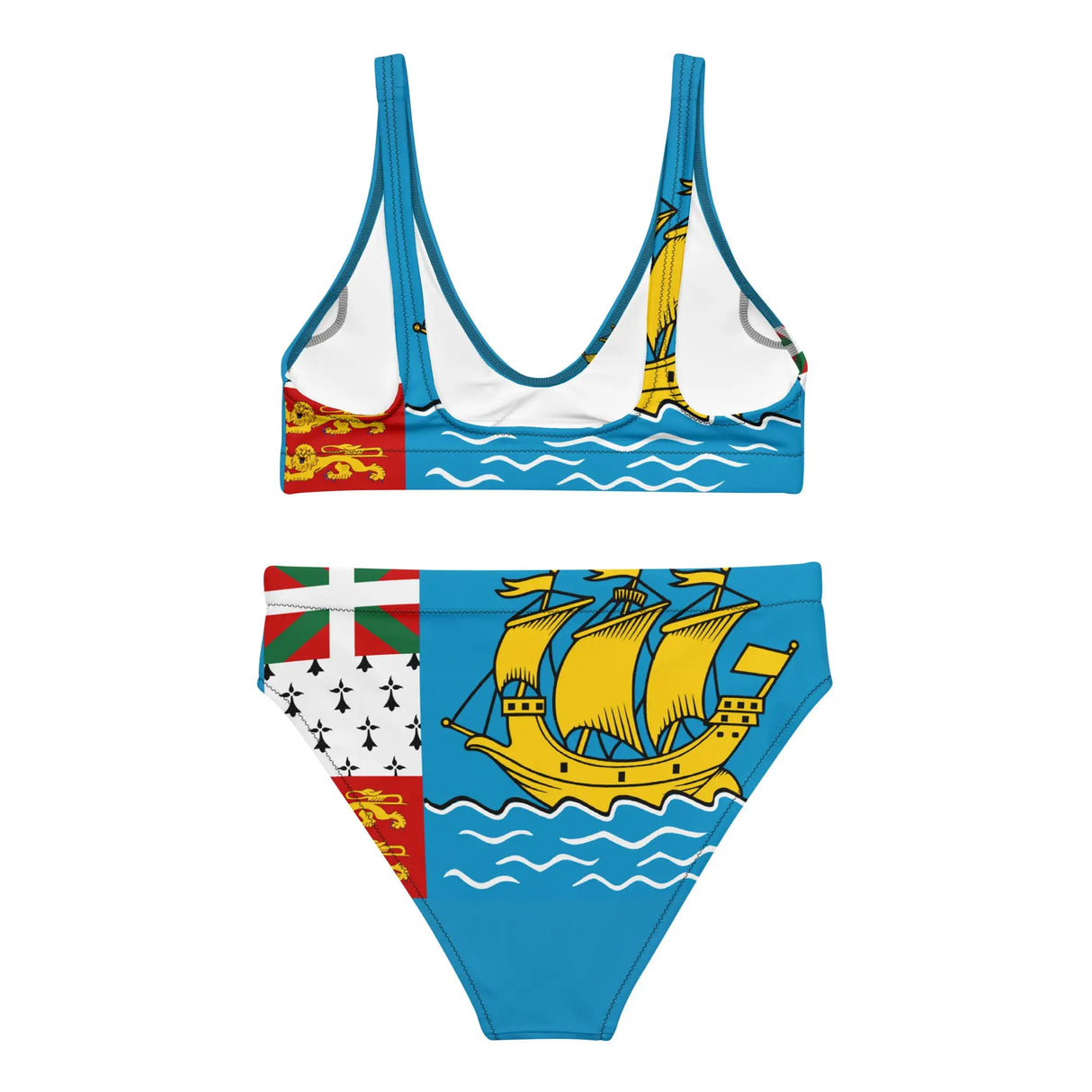 Maillot de bain femme saint-pierre-et-miquelon polyester recyclé