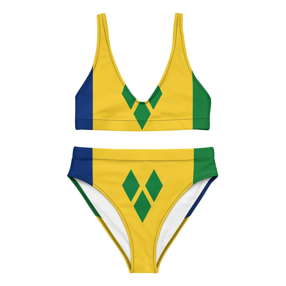 Maillot de bain femme saint-vincent tissu polyester recyclé