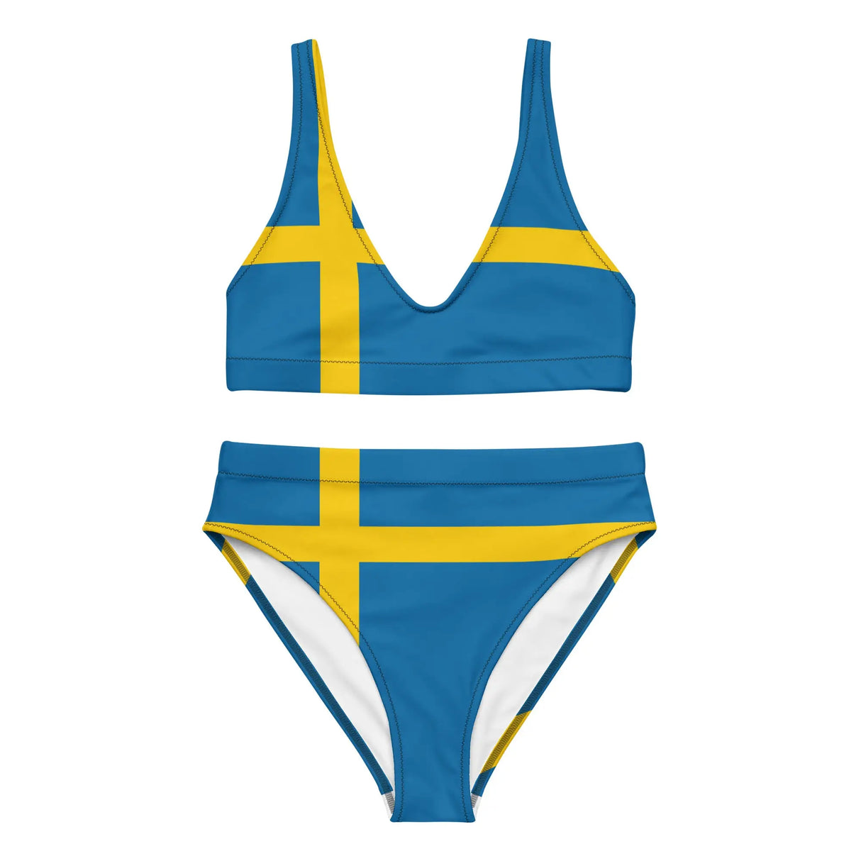 Maillot de bain femme suède polyester recyclé uv plage