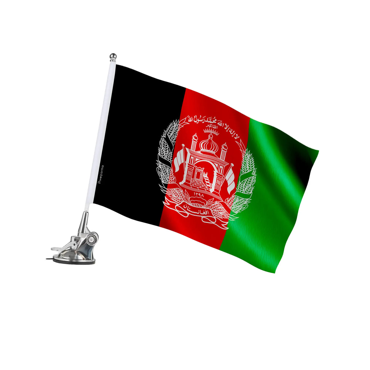 Mât à ventouse afghanistan polyester acier inoxydable