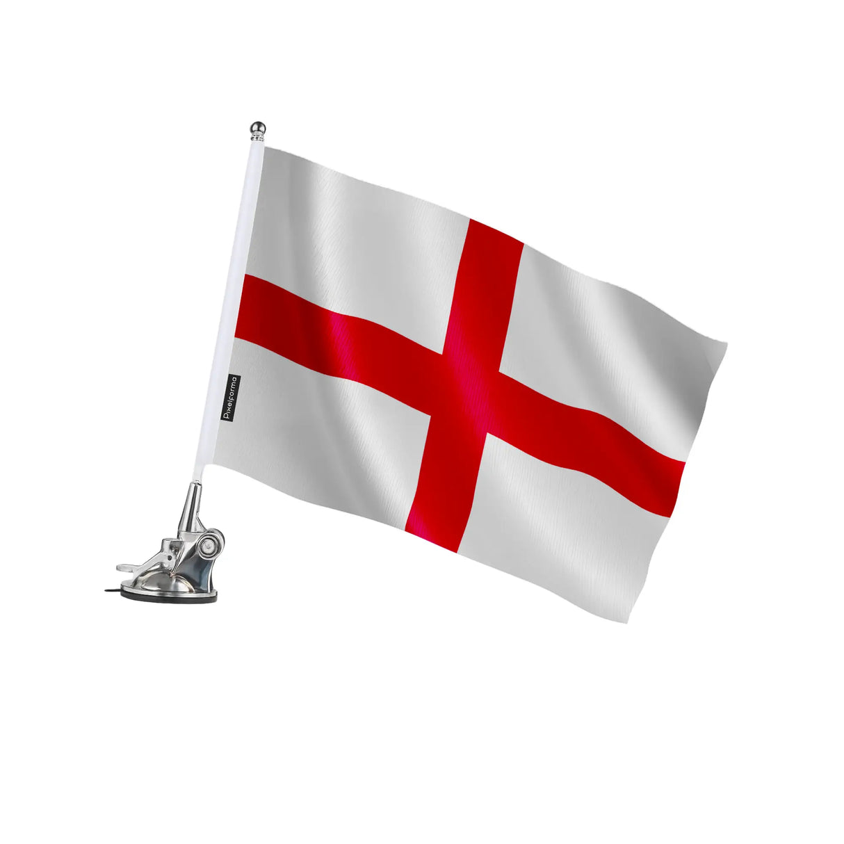 Mât à ventouse angleterre polyester et acier inoxydable