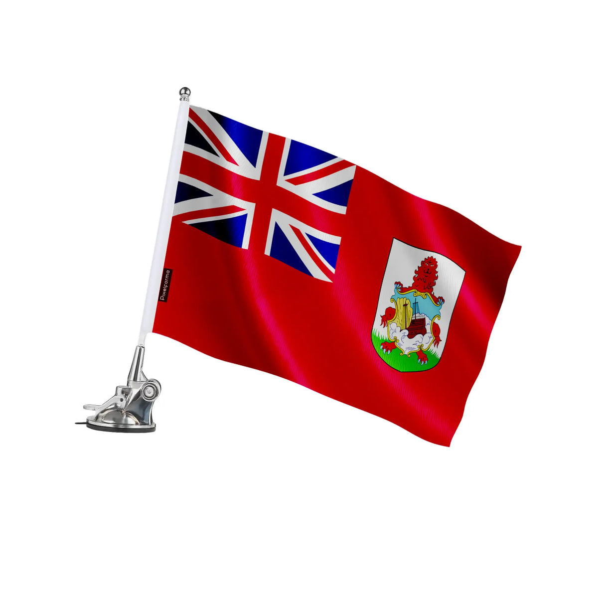 Mât à ventouse bermudes polyester acier inoxydable