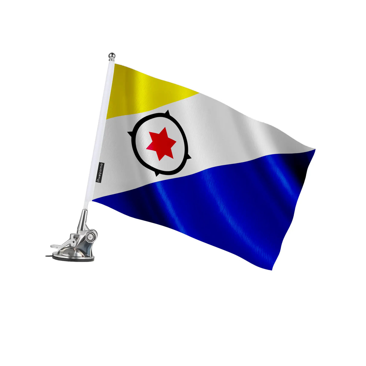 Mât à ventouse bonaire polyester acier inoxydable élégant